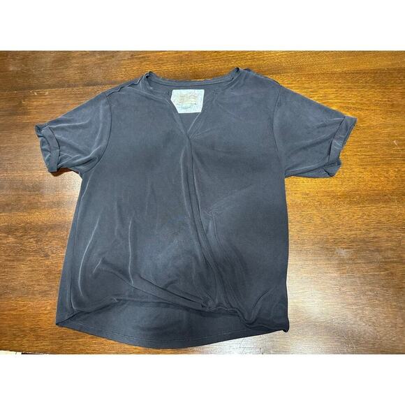 Anthropologie Lounge Wear Top Women XS Oversized Boxy Comfy Stretchy Loose Cozy - Picture 1 of 10